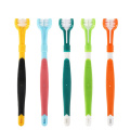 Multi-angle Cleaning Pet Three-headed Dog Toothbrush